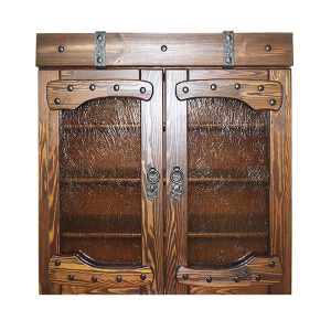 Кухонный навесной шкаф "Русич" (2 двери) стекло