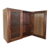 Кухонный навесной шкаф "Классика" (2 двери) стекло