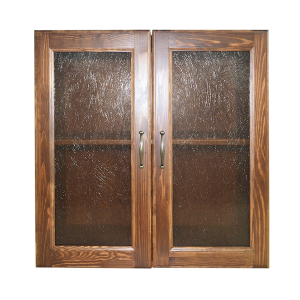 Кухонный навесной шкаф "Классика" (2 двери) стекло