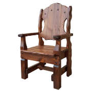 Кресло "Добряк" деревянное под старину